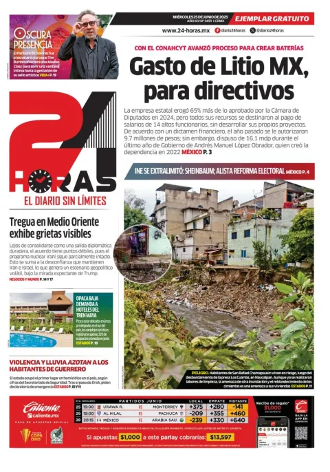 Portada de 24 Horas