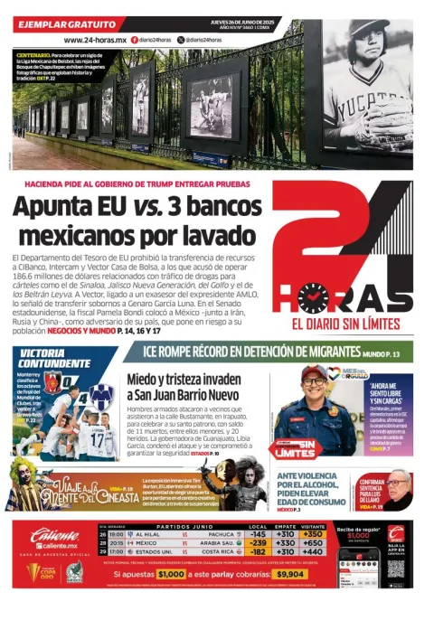 Portada de 24 Horas