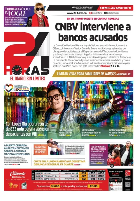 Portada de 24 Horas