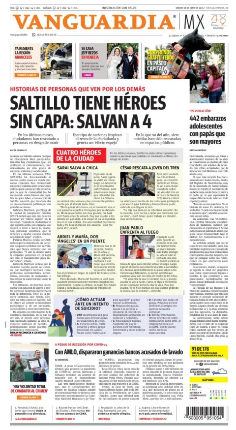 Portada de Vanguardia