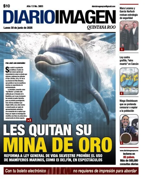 Portada de Diario Imagen Quintana Roo