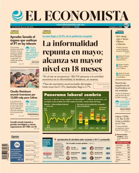 Portada de El Economista