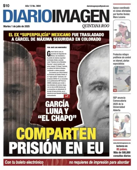 Portada de Diario Imagen Quintana Roo