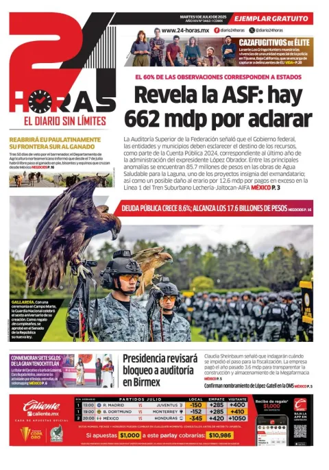 Portada de 24 Horas