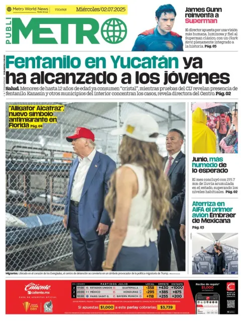 Portada de Publimetro Merida