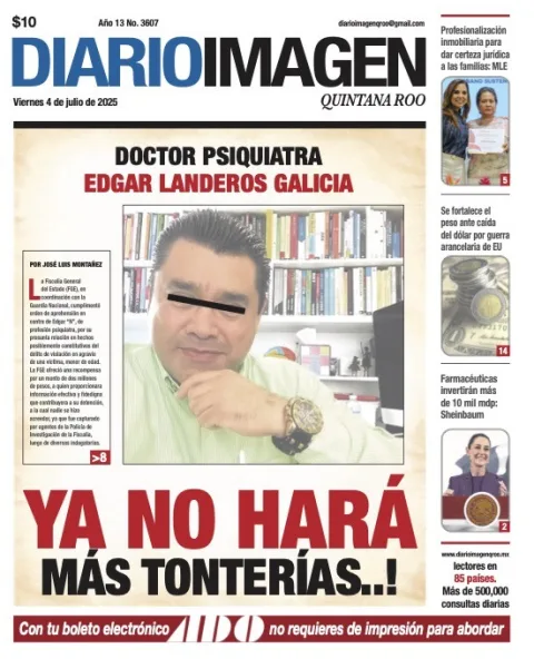 Portada de Diario Imagen Quintana Roo