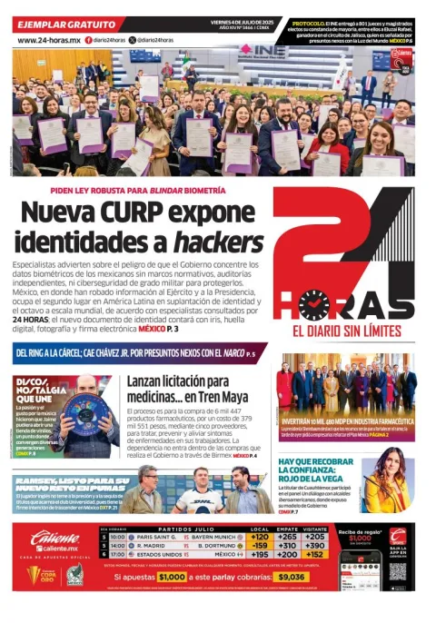 Portada de 24 Horas