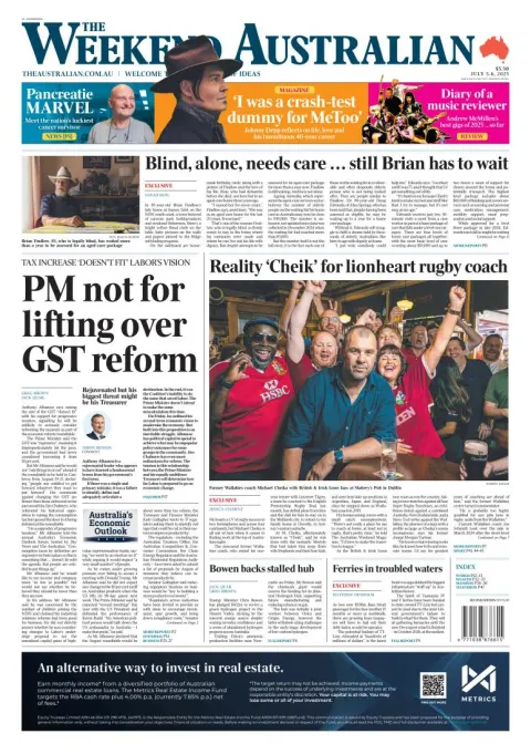 Portada de The Australian