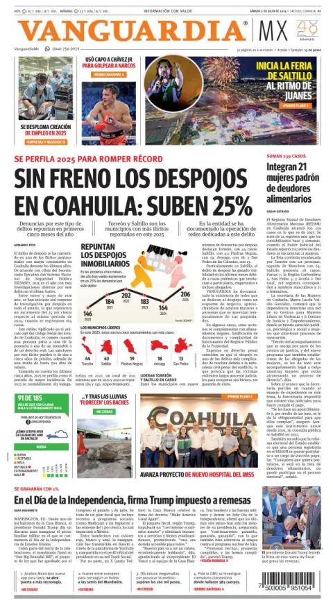 Portada de Vanguardia