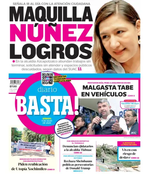 Portada de Basta