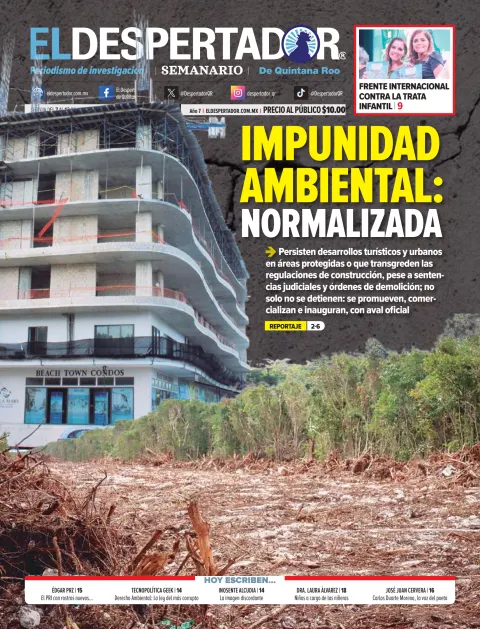 Portada de El Despertador de Quintana Roo
