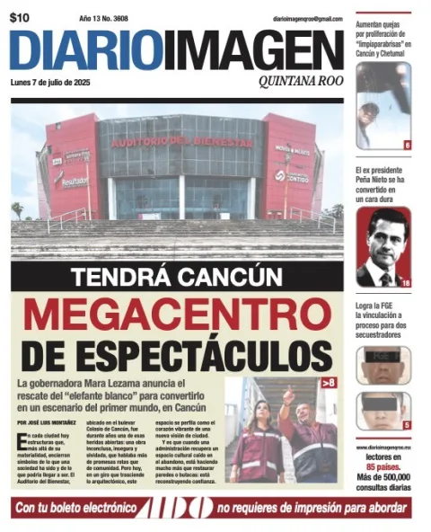 Portada de Diario Imagen Quintana Roo