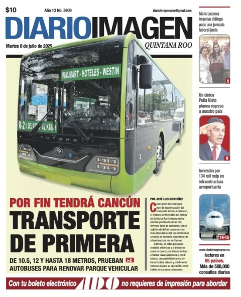 Portada de Diario Imagen Quintana Roo