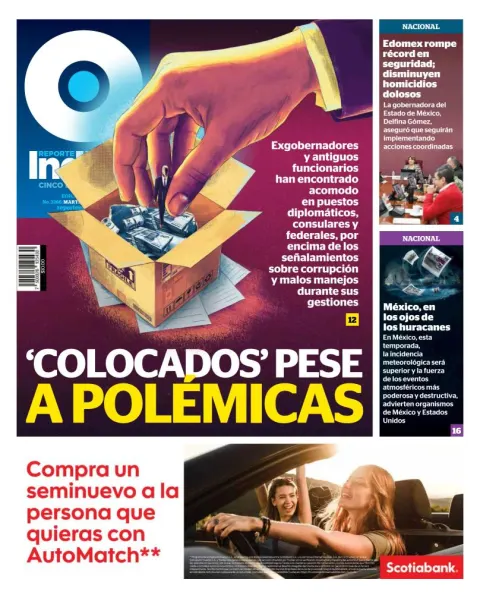 Portada de Reporte Indigo del martes, 8 de julio de 2025