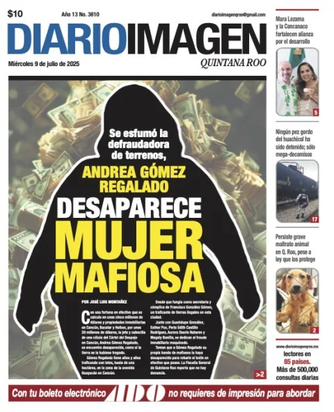 Portada de Diario Imagen Quintana Roo