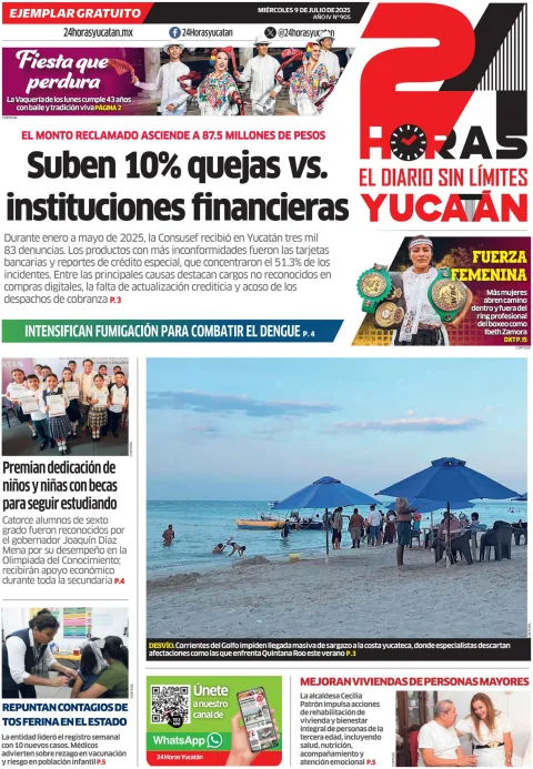 Portada de 24 Horas Yucatan