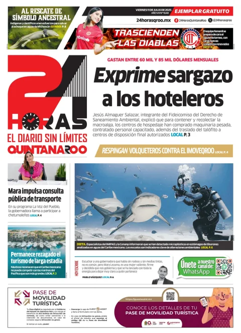 Portada de 24 Horas Quintana Roo