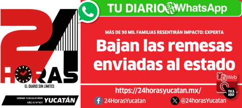 Portada de 24 Horas Yucatan