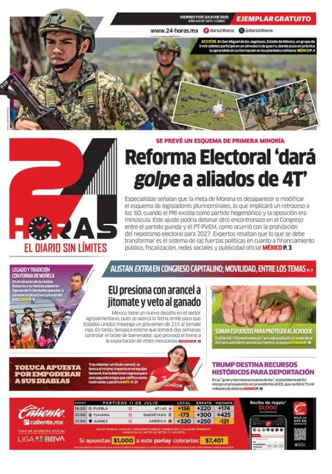 Portada de 24 Horas