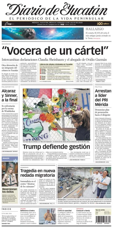 Portada de Diario de Yucatán