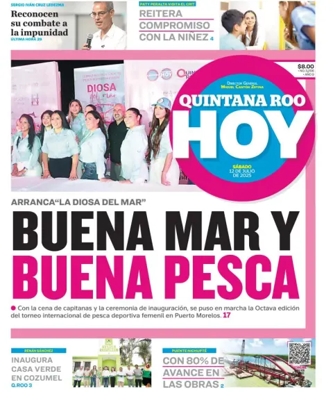 Portada de Quintana Roo Hoy del 2025-07-12