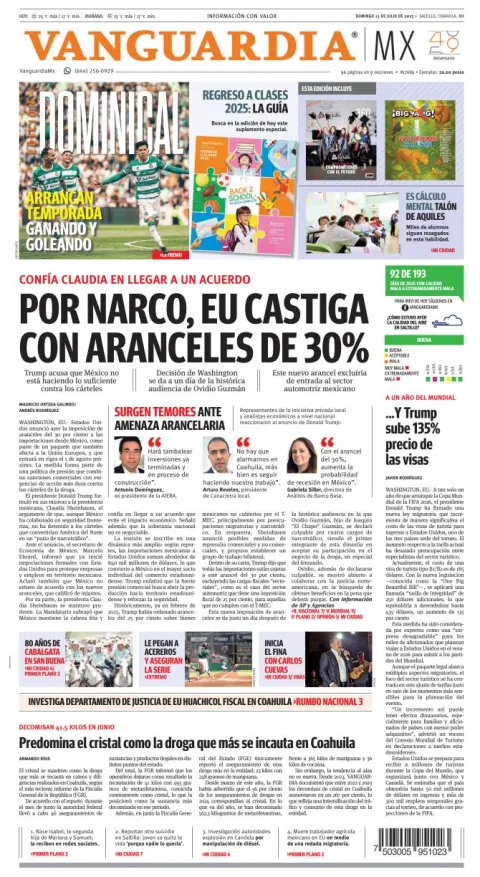 Portada de Vanguardia