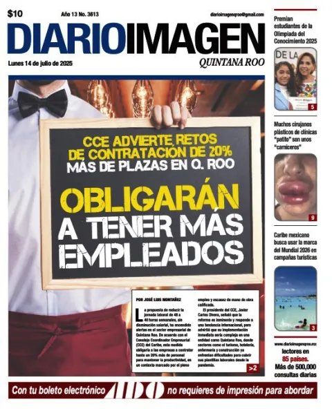 Portada de Diario Imagen Quintana Roo