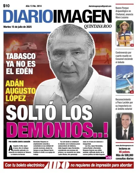Portada de Diario Imagen Quintana Roo