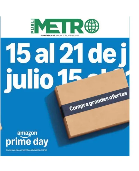 Portada de Publimetro Guadalajara del 2025-07-15