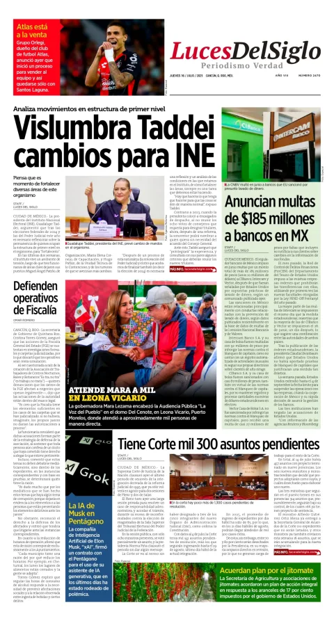Portada de Luces del Siglo