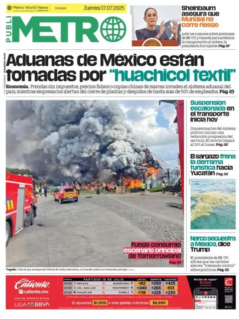 Portada de Publimetro Merida