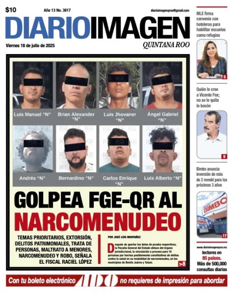 Portada de Diario Imagen Quintana Roo