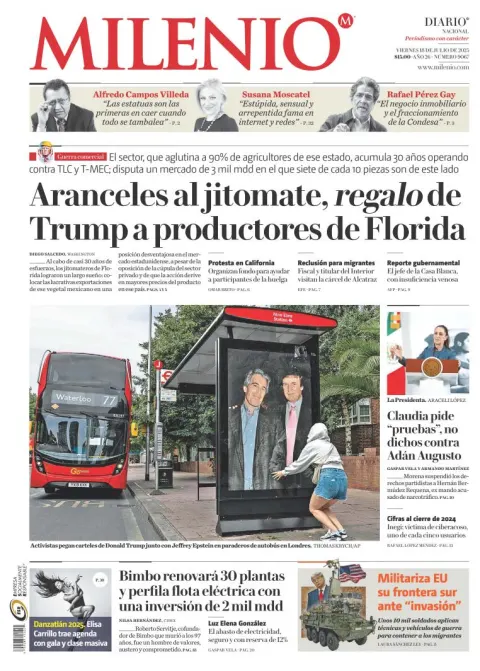 Portada de Milenio