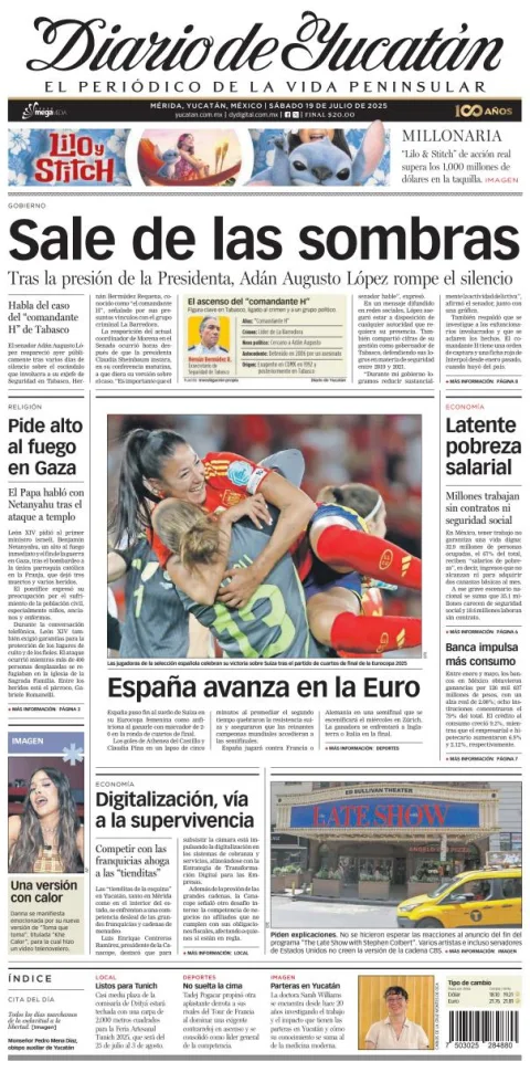 Portada de Diario de Yucatán