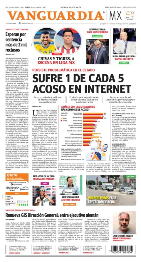 Portada de Vanguardia