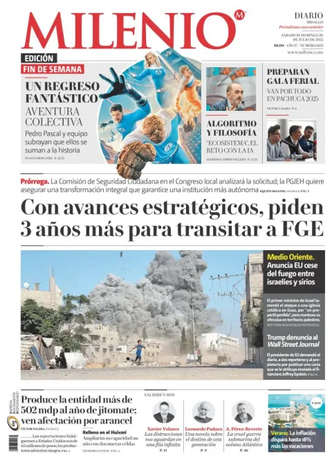 Portada de Milenio Hidalgo