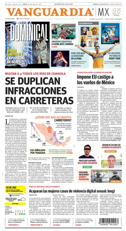 Portada de Vanguardia