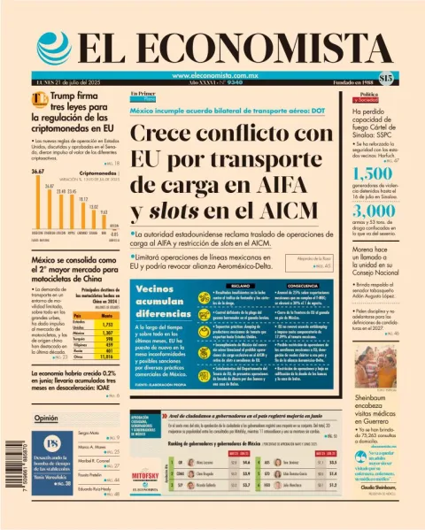 Portada de El Economista