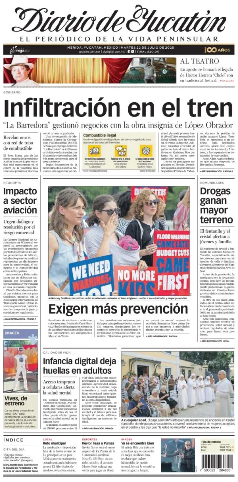 Portada de Diario de Yucatán