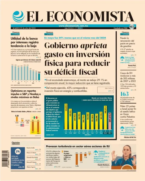Portada de El Economista