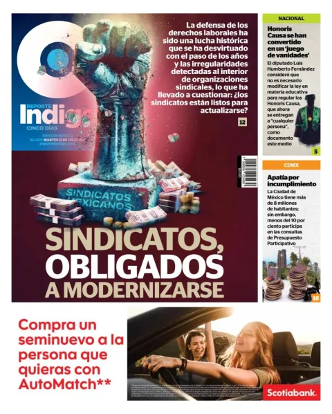 Portada de Reporte Indigo