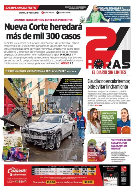 Portada de 24 Horas