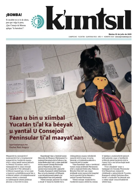 Portada de La Jornada - Kiintsil del martes, 22 de julio de 2025