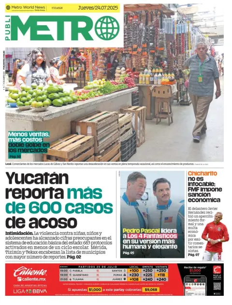 Portada de Publimetro Merida