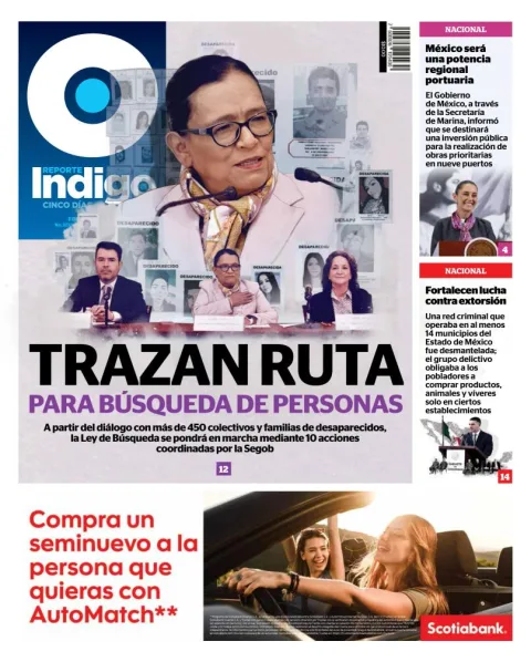 Portada de Reporte Indigo del jueves, 24 de julio de 2025
