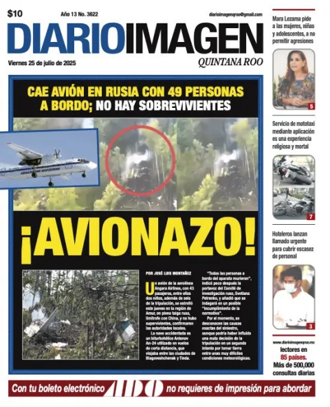 Portada de Diario Imagen Quintana Roo