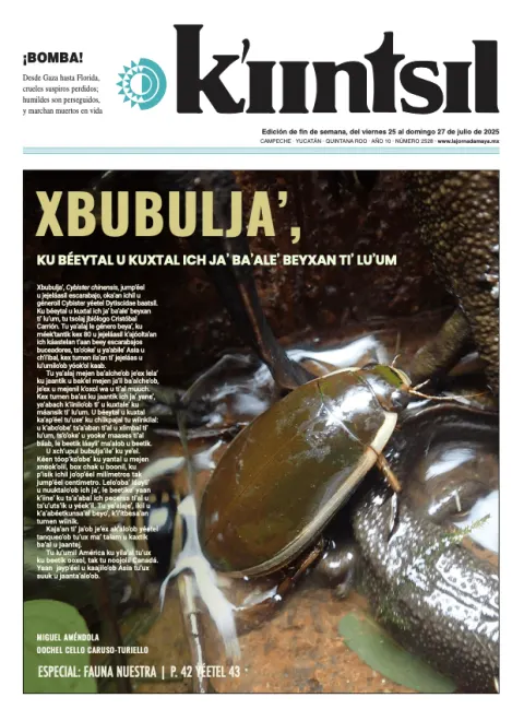 Portada de La Jornada - Kiintsil del viernes, 25 de julio de 2025