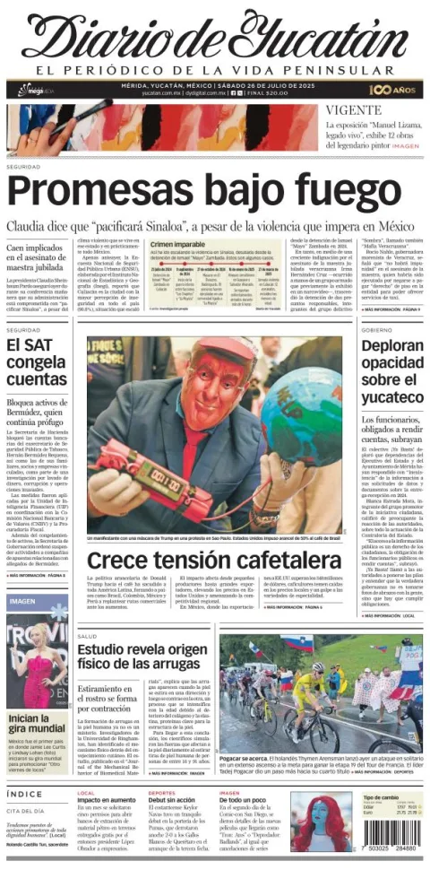 Portada de Diario de Yucatán
