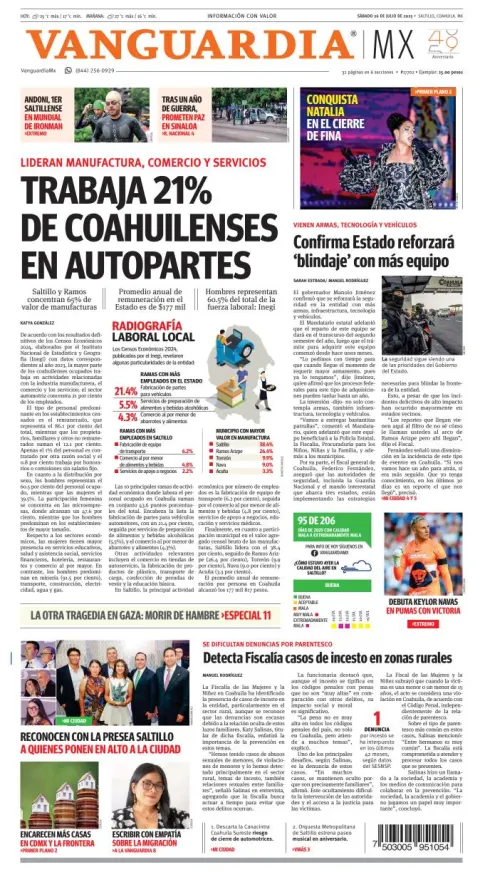 Portada de Vanguardia