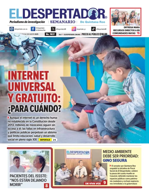 Portada de El Despertador de Quintana Roo